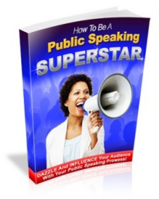 Product picture How To Be A Public Speaking Superstar with MRR-new ebook