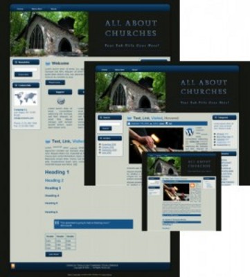 Product picture 3 Church Theme WordPress Theme with MRR