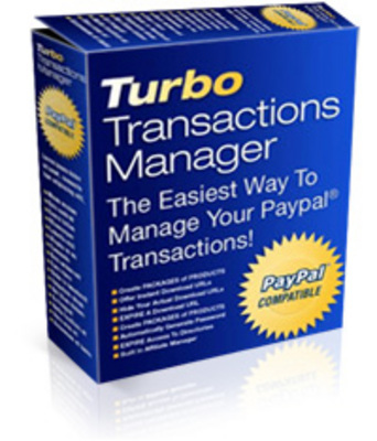 Product picture Turbo Transactions Manager with Resell Rights