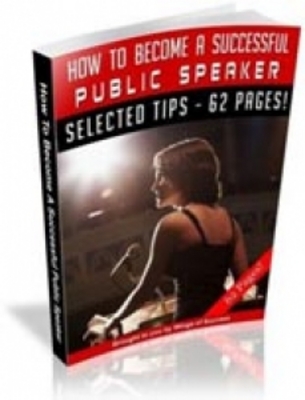 Product picture How To Become A Successful Public Speaker with MRR