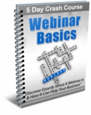 Product picture Webinar Basics eCourse with PLR