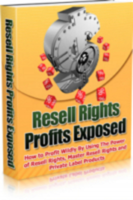 Product picture Resell Rights Profits Exposed with MRR