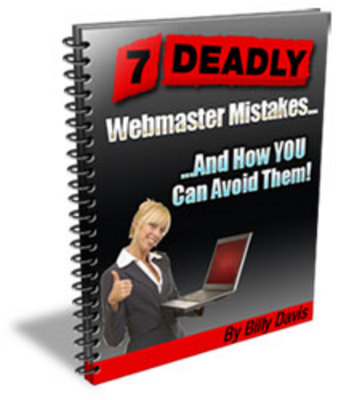 Product picture 7 Deadly Webmaster Mistakes with MRR