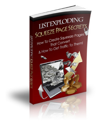 Product picture List Exploding Squeeze Page Secrets with PLR