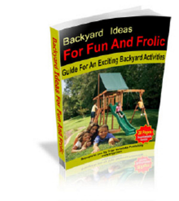 Product picture Backyard Ideas For Fun And Frolic with MRR