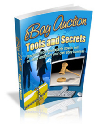 Product picture eBay Auction Tools and Secrets with MRR