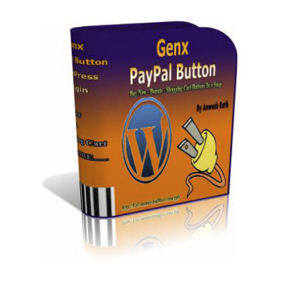 Product picture GenX PayPal Button WP Plugin with PLR
