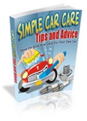 Product picture Simple Car Care Tips And Advice with PLR