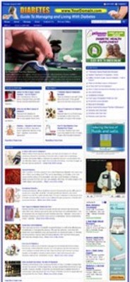 Product picture Diabetes Website with PLR