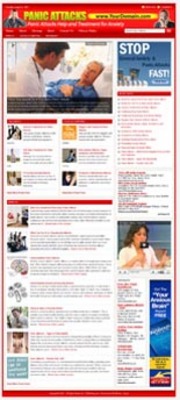 Product picture Panic Attacks Website with PLR