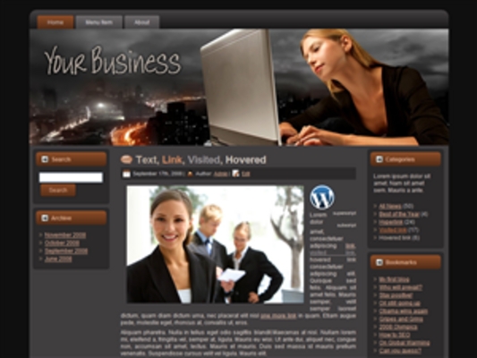 Product picture 3 Business Template Blogger, HTML & WordPress Theme with MRR