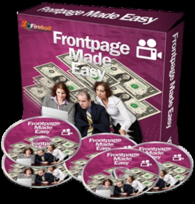 Product picture Frontpage Made Easy  Instruction Video with MRR