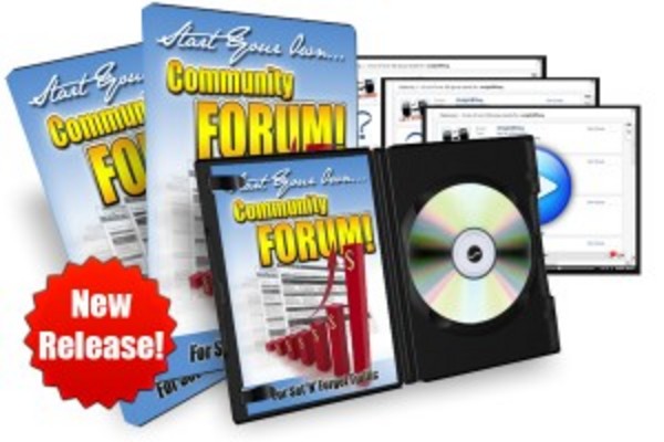 Product picture Start Your Own Community Forum Instruction Videos with MRR