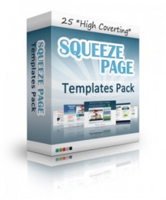 Product picture Squeeze Page Templates with Resell Rights