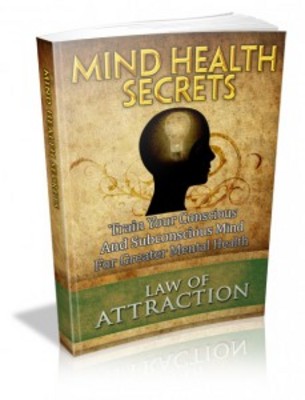 Product picture Mind Health Secrets Law of Attraction with MRR