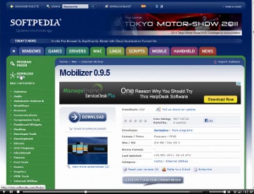 Product picture Display Mobile Websites On Your Computer Video with PLR