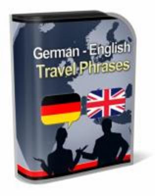 Product picture German English Travel Phrases PLR Language Package