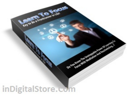 Product picture Learn to Focus - Ebook & Audio Package With Mrr