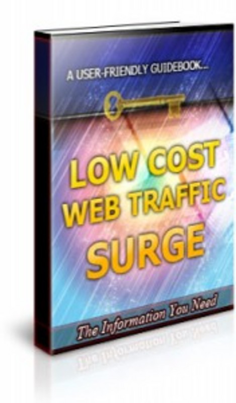Product picture Low Cost Web Traffic Surge - Brandable Ebook with PLR
