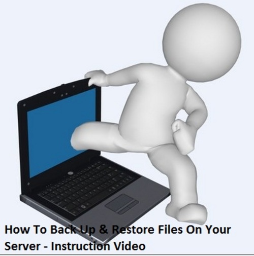 Product picture How To Back Up & Restore Files On Your Server - Instruction Video