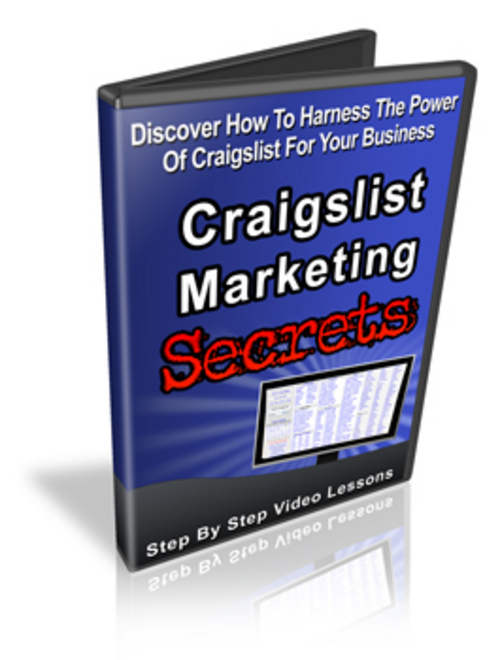 Product picture Craigslist Marketing Secrets - Instruction Video