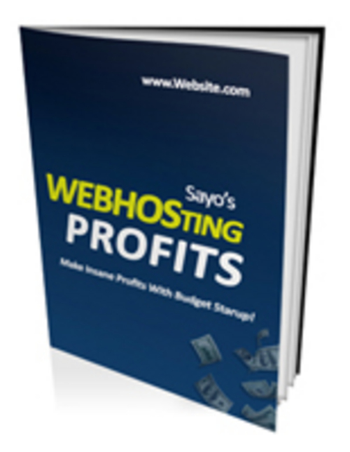 Product picture Webhosting Profits - Ebook with PLR