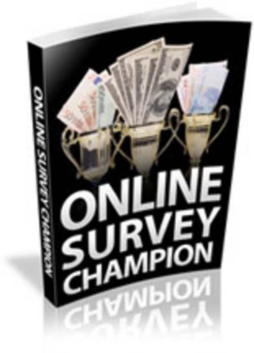 Product picture Online Survey Champion - Ebook with PLR