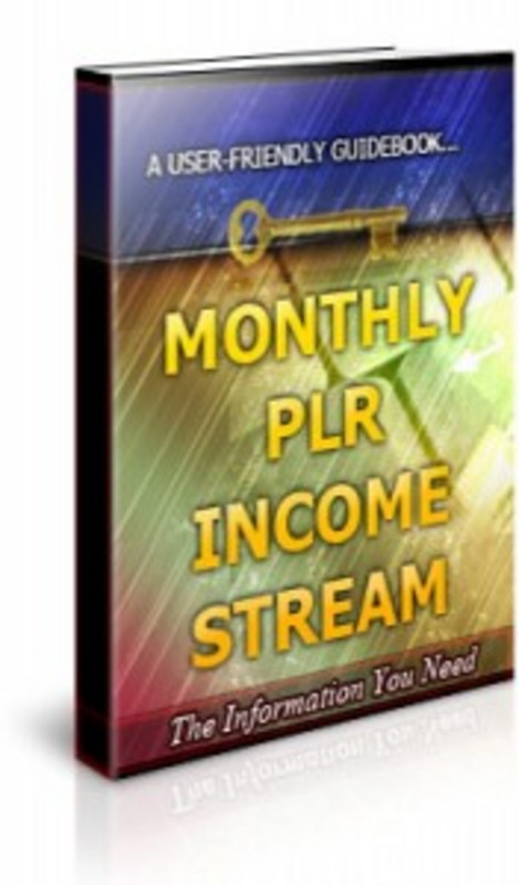 Product picture Monthly PLR Income Stream - Brandable Ebook with PLR