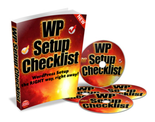 Product picture WP Setup Checklist - Videos & Ebook with MRR