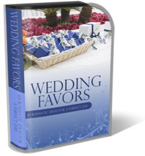 Product picture Wedding Favors Website Template - Template