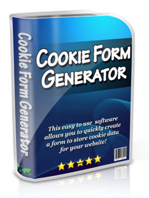 Product picture Cookie Form Generator - Software & Video
