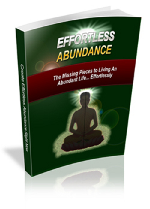 Product picture Effortless Abundance - Ebook with MRR