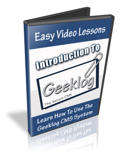 Product picture Introduction To Geeklog - Instruction Video
