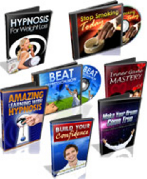 Product picture Eight Hypnosis Tracks - 8 Audios with PLR