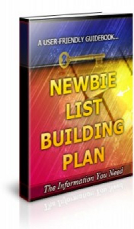 Product picture Newbie List Building Plan - Brandable Ebook with PLR