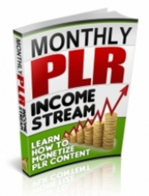 Product picture Monthly PLR Income Stream - Ebook with PLR