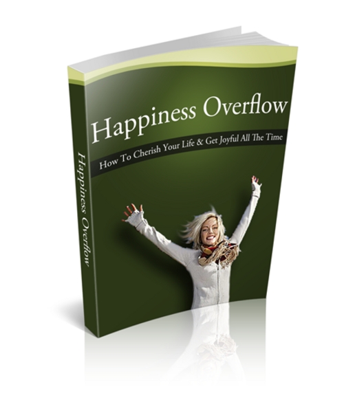 Product picture Happiness Overflow - Ebook with MRR