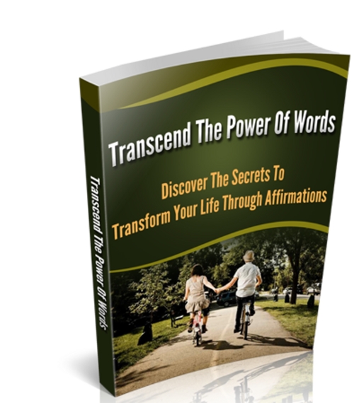 Product picture Transcend The Power Of Words - Ebook with MRR