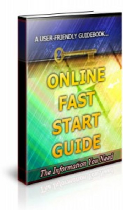 Product picture Online Fast Start Guide - Brandable Ebook with PLR