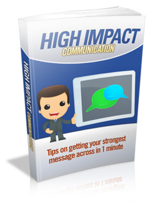 Product picture High Impact Communication - Ebook with MRR