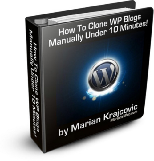 Product picture Clone WP Blogs Manually - Ebook with MRR