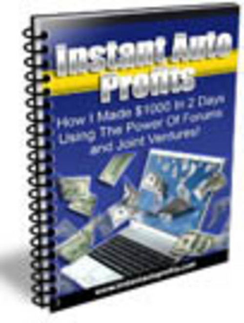 Product picture Instant Auto Profit - Ebook with MRR