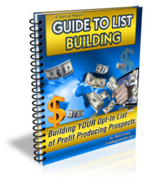 Product picture Guide to List Building - Report with MRR