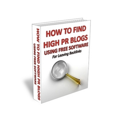 Product picture How To Find High PR Blogs - Ebook with MRR