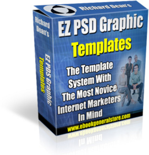 Product picture EZ PSD Graphic Templates - Graphics with MRR