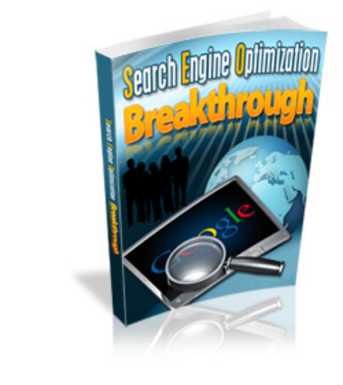 Product picture Search Engine Optimization Breakthrough - Ebook with MRR