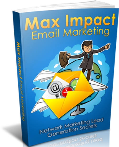 Product picture Max Impact Email Marketing - Ebook with MRR