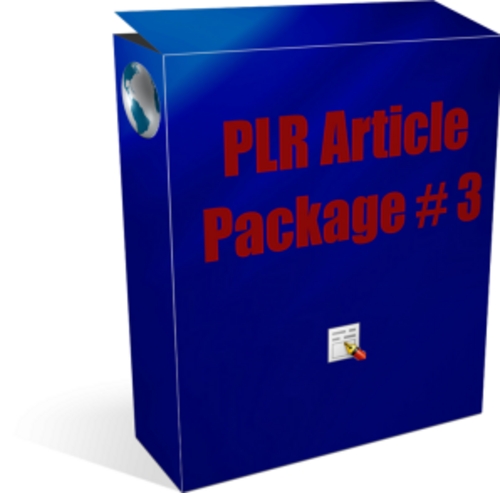 Product picture PLR Article Package #3