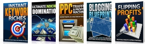 Product picture Profitable Blog Pack - 5 Ebooks with MRR