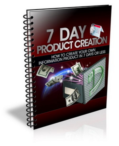 Product picture 7 Day Product Creation - Crash Course with MRR